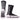 Black Lux Sports soccer grip socks with anti-slip technology and reinforced padding