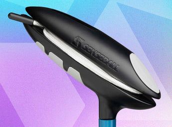 Close-up of SenseBall’s patented handle designed for comfort and control