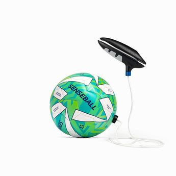 SenseBall Football Kick Trainer on string