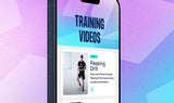 Soccer kick trainer SenseBall with mobile app for training